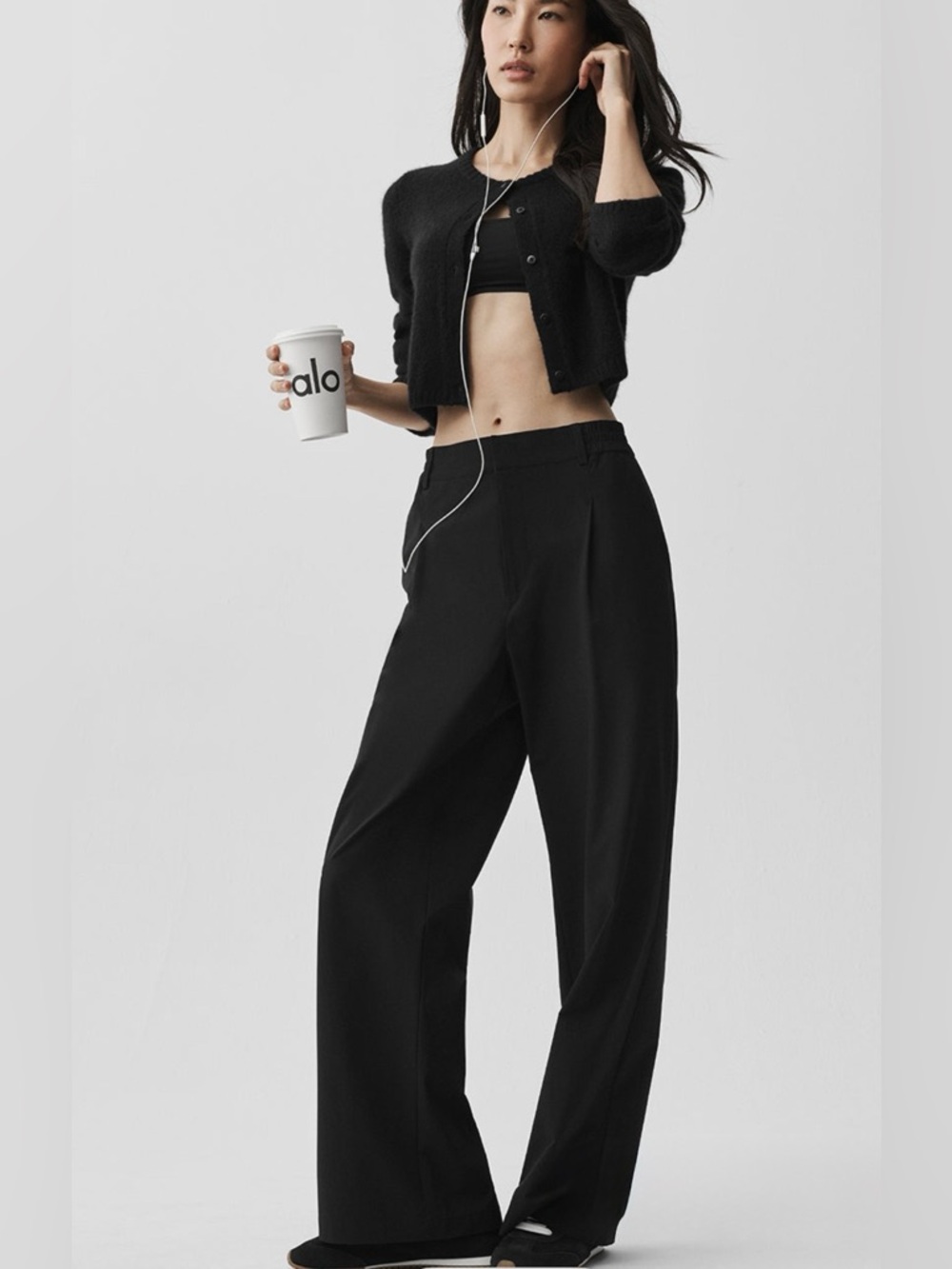 ALO High Waist Pursuit Trouser with Tags